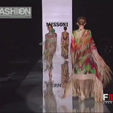 Runway Fall 2004 Missoni by Angela Missoni Multi-Way Fringe Silk Chiffon Dress