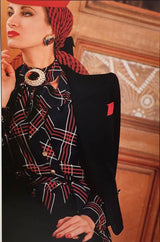 Spring 1984 Haute Couture Plaid Silk Yves Saint Laurent Top