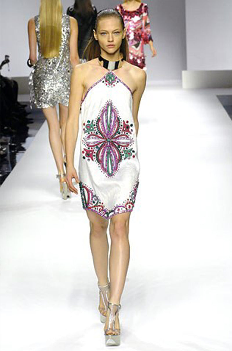 Spring 2007 Emilio Pucci by Matthew Williamson Sequin Runway Dress