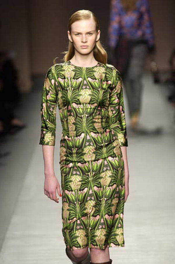 F/W 2003 Prada Holliday & Brown Collab Silk Dress