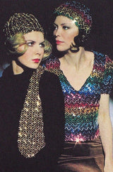 c1973 Biba Baby Blue Sequin Vest Top