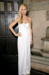 Unusual 1976 Halston Deep Brown Strapless Tie Front Dress in a Soft Terry Cloth