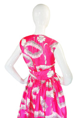1960s Silk Harvey Berin Pink Gown