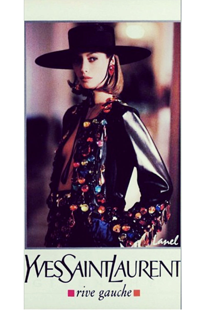 1990 Beaded Yves Saint Laurent Jacket – Shrimpton Couture