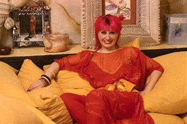 1979 Zandra Rhodes Water Circles Dress