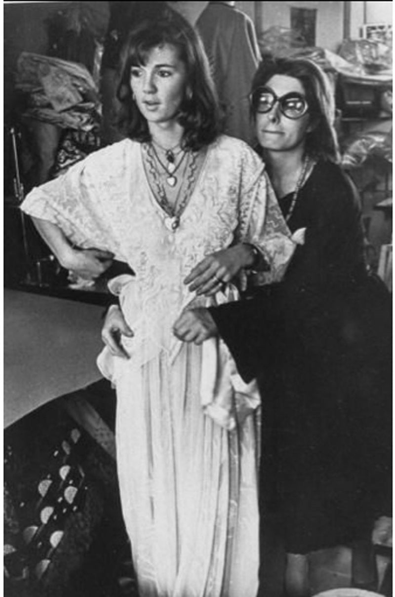 Rare 1974 Zandra Rhodes Lillies Dress